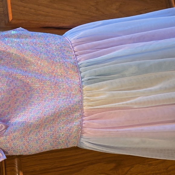 Jona Michelle Girl's Pink & Lilac Party/ Easter Dress Size 4 - Picture 5 of 14